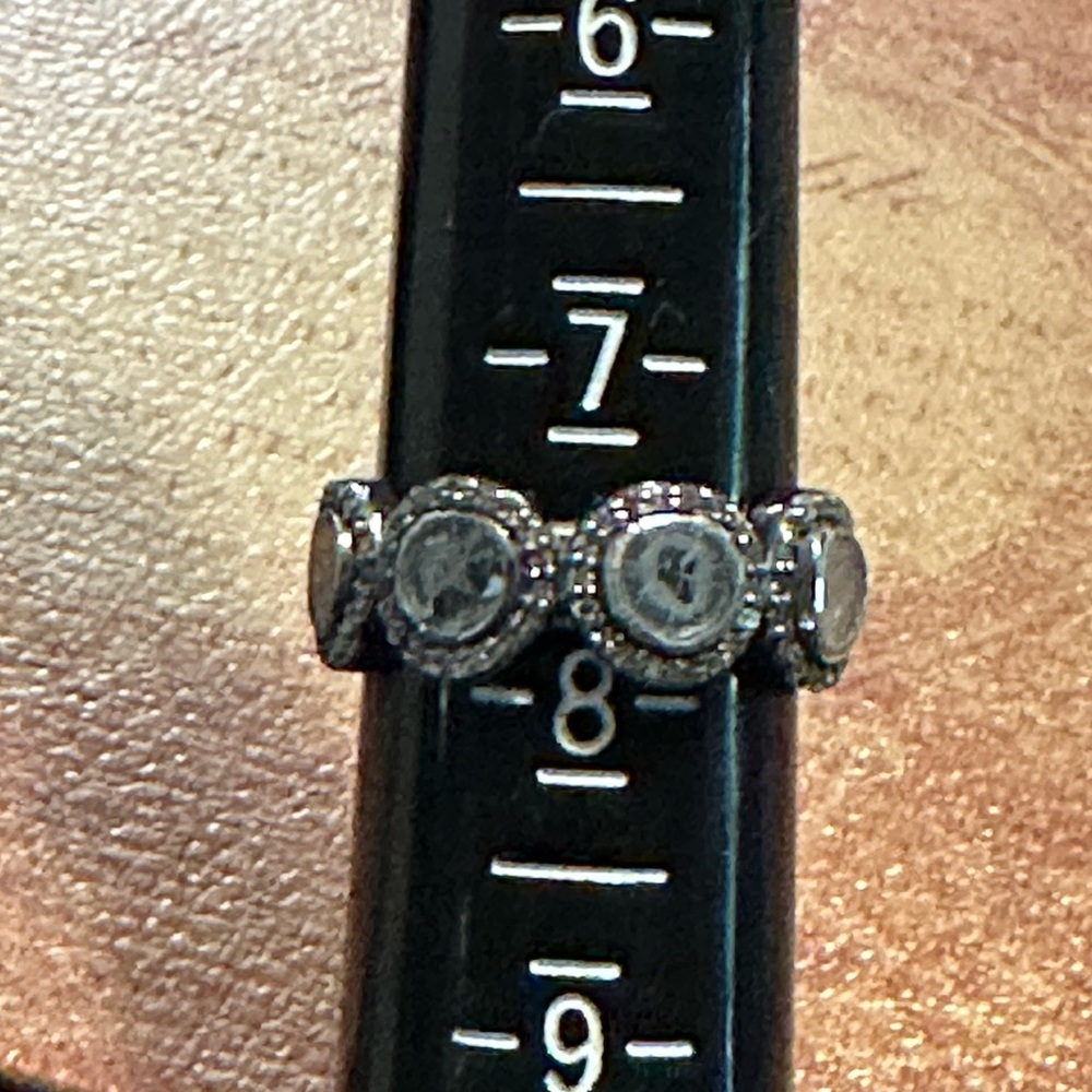 Raw sliced Diamond Ring